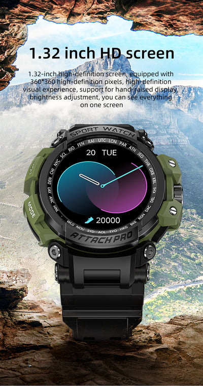 Three-proof Outdoor Sport Smart Watch Bluetooth Calling